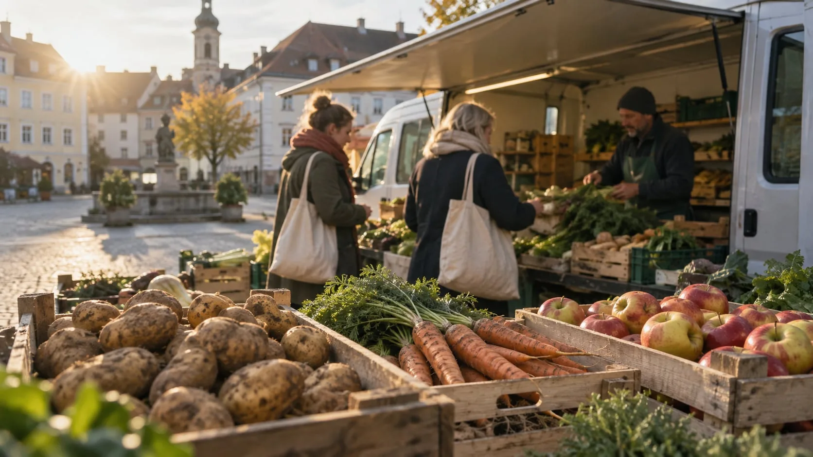 Bauernmärkte in Linz: alle Markttage und Standorte